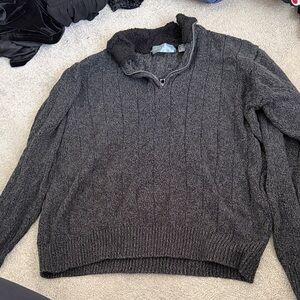 Women’s Charcoal Quarter-Zip Sweater